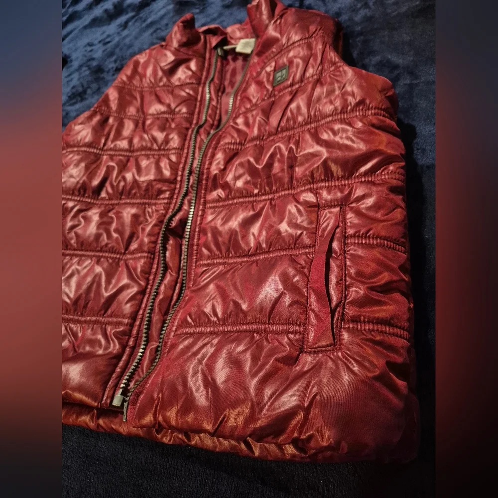 Calvin Klein Red Puffer Vest